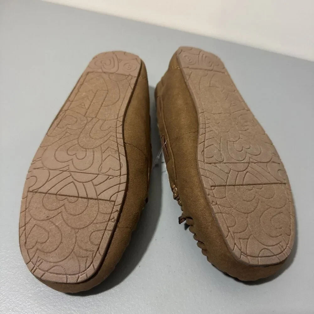 Cat & Jack Youth Girl's Shoes Slippers Slip On Brown Size 3